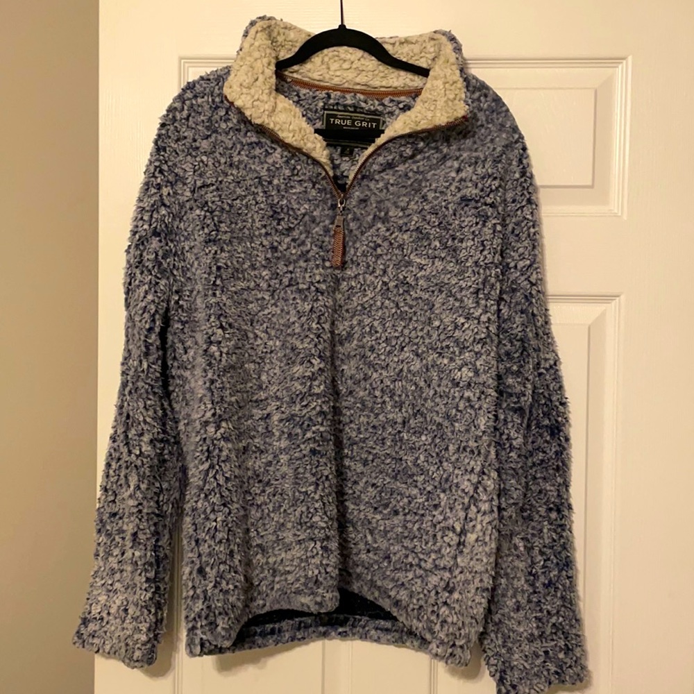 True Grit fuzzy pullover